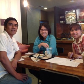 With Krisette and Ace for Pampanga Bloggers - first meet up ever